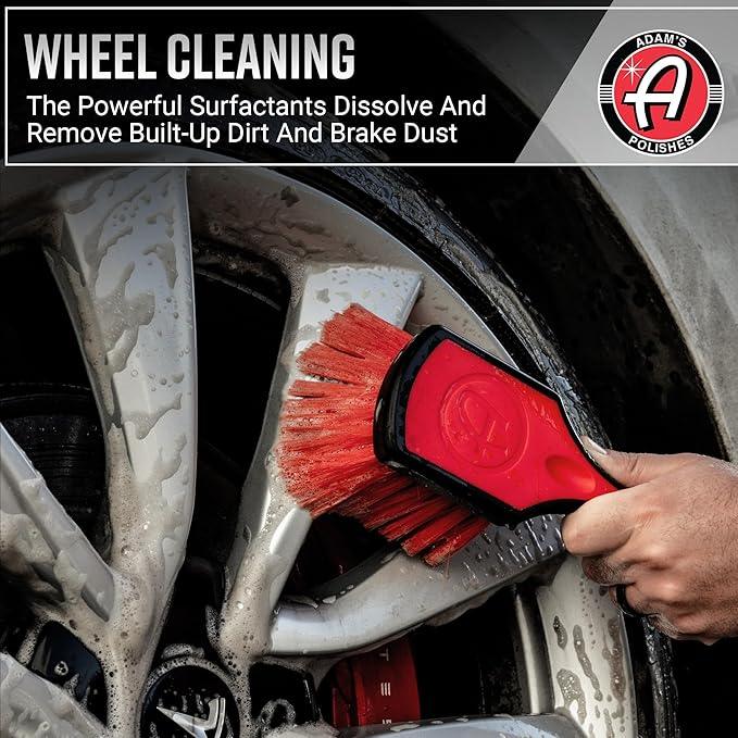 Adam's Polishes Wheel & Tire Cleaner Combo - Professional All In One Tire, Wheel, Rim, Barrel, Rubber, Well Cleaning Spray for Car Washing & Auto Detailing - Safe On Most Rim Finishes - NeatNest