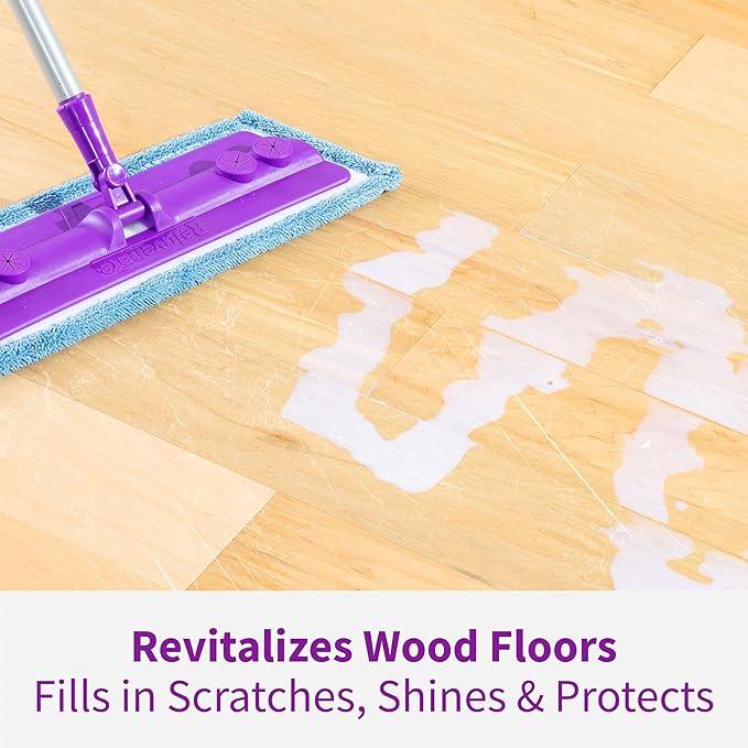 Rejuvenate Professional Wood Floor Restorer Fills Scratches, Shines And Protects Wood Flooring For A High Gloss Shine, 32 Ounces, 6 Pack - NeatNest