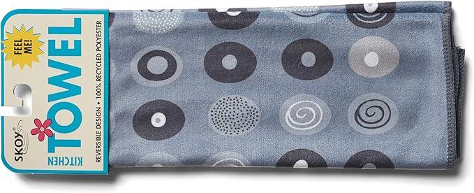 Skoy Cleaning Bundle - Cloth, Scrub, Gray Towel and Sink Holder – Environmentally Friendly, Kitchen & Household Use, Plastic-Free Packaging, Great Gift Idea! - NeatNest