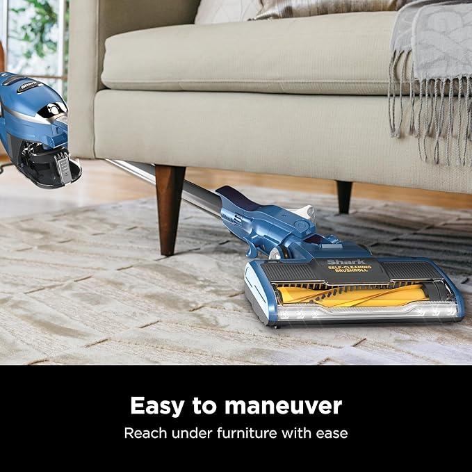 Shark HV343AMZ Rocket Corded Stick Vacuum with Self-Cleaning Brushroll, Lightweight & Maneuverable, Perfect for Pet Hair Pickup, Converts to a Hand Vacuum, Crevice Upholstery Tools, Blue/Silver - NeatNest