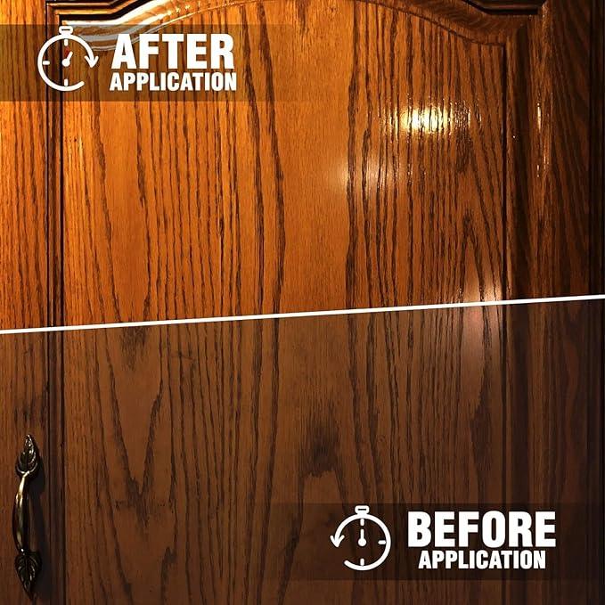 Milsek Furniture Polish and Wood Cleaner with Orange Oil - Multipurpose Cleaning Supplies for Home and Household from Hardwood Floors to Kitchen Cabinets- 12 Fl Oz (Pack of 2) with Microfiber Towel - NeatNest