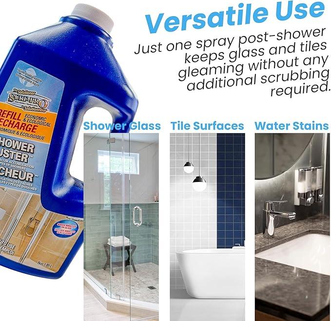 SURF PRO Shower Glass Cleaner Buster Economic Refill (1.89L) - NeatNest