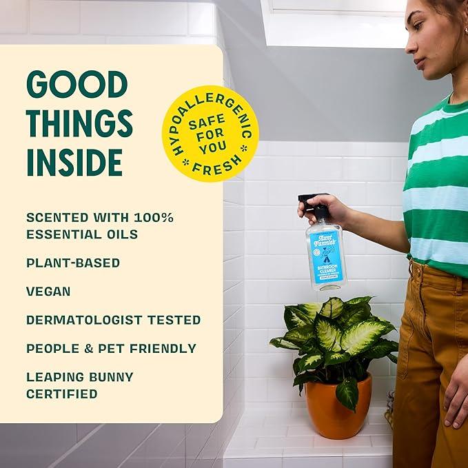 Aunt Fannie's Cleaning Spray Variety Pack, Lemon All Purpose Vinegar, Glass & Window, Bathroom, and Wood Surface Cleaner, 16.9 oz each, Pack of 4 - NeatNest