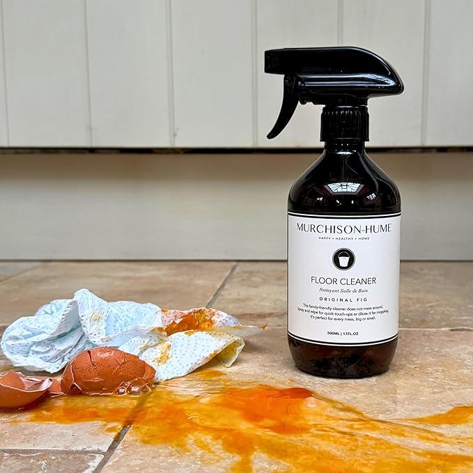 Murchison-Hume Natural Floor Cleaner Spray – Pet-Friendly, Non-Toxic, Plant-Based Formula for Hardwood, Tile & Laminate – Streak-Free Shine, Fresh Scent – 17oz Bottle-Original Fig - NeatNest