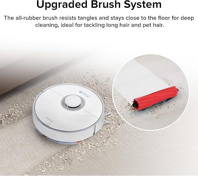 roborock Q7 Max Robot Vacuum and Mop Combo, 30-Level Water Flow Control, 4200Pa Suction, PreciSense LiDAR Navigation, No-Go Zone, No-Mop Zone, App & Voice Control, Ideal for Pet Hair - NeatNest