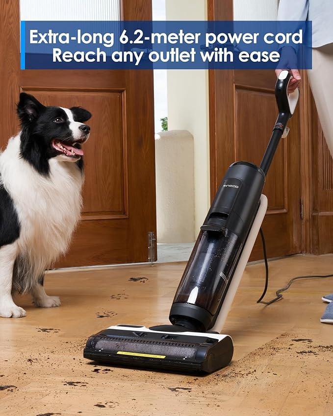 Tineco iFLOOR 5 Steam Wet Dry Vacuum All-in-one, Steam Mop Hardwood Floor Cleaner Great for Sticky Messes, 248℉ High-Temp Steam, Self-Cleaning with steam - NeatNest