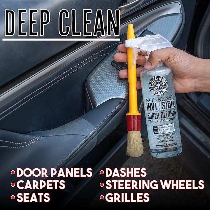 Chemical Guys Nonsense, Odorless Cleaner For Car Interior and Exterior All Purpose Cleaning Spray for Vinyl, Rubber, Plastic, Carpet, Upholstery, and Engine Bays Foaming Deep Cleaning Formula 16 oz - NeatNest
