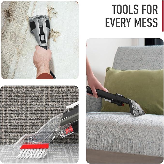 Hoover CleanSlate XL Deep Cleaning Carpet + Upholstery Spot Cleaner Machine with Specialized Tools, Permanent Stain Remover, Pair with Hoover Portable Spot Cleaner Solution - NeatNest