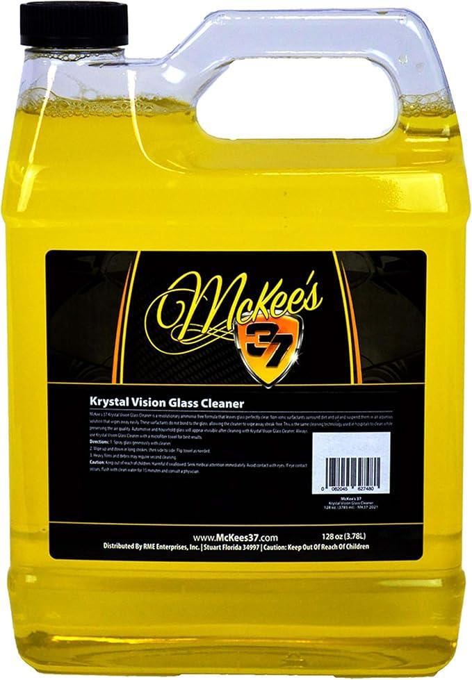 McKee's 37 MK37-2021 Krystal Vision Glass Cleaner, 128 oz. - NeatNest