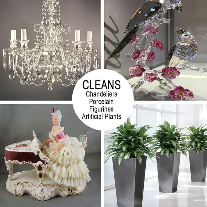 Brilliante Crystal Chandelier Cleaner - Manual Sprayer 32oz Environmentally Safe, Ammonia-free, Drip-dry Formula, Made in USA (2 Pack) - NeatNest