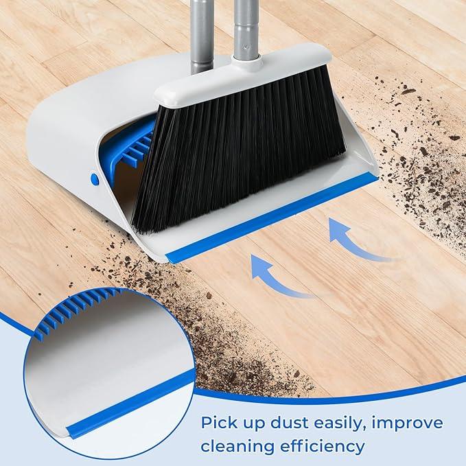 Broom with Dustpan Combo Set, Dustpans Stand Up - NeatNest