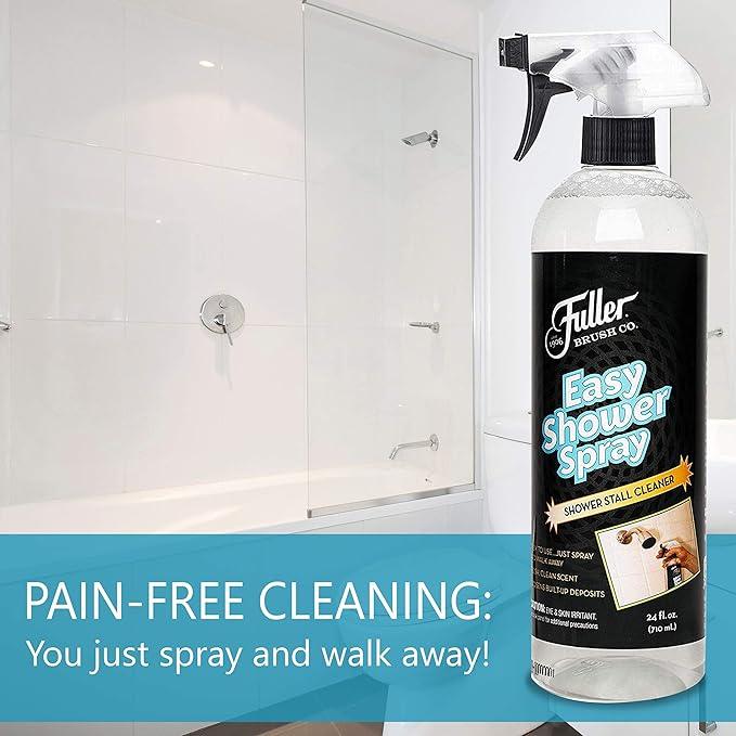 Fuller Brush Easy Shower Spray - No Scrub Shower Cleaner - Multi Surface Formula Keeps Surfaces Clean From Dirt, Soap Scum and Hard Water Stain Build Up Perfect for Shower Floors Walls (Pack of 6) - NeatNest