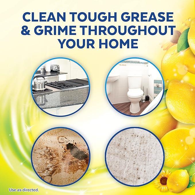 Lysol Pro All-Purpose Cleaner, Advanced Deep Cleaning Sanitizing and Disinfecting Spray, For Commercial Use, Use to Clean and Deodorize, Lemon Breeze Scent, 32oz (Pack of 12) - NeatNest