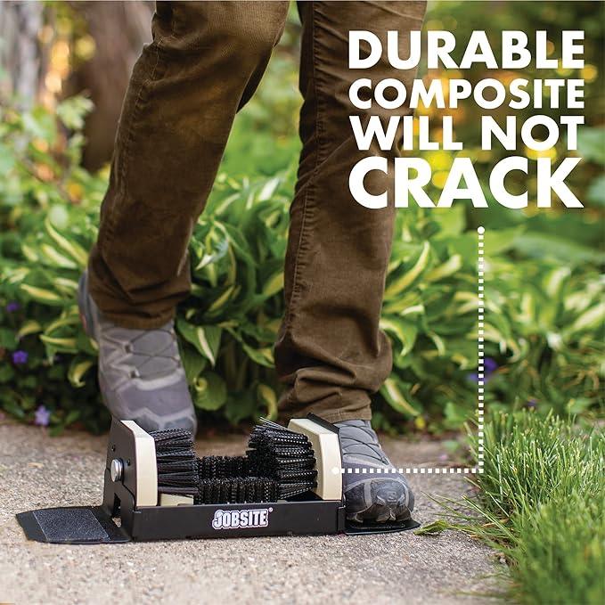Jobsite Boot Scrubber - Outdoor Shoe Scraper Cleaner Brush - Extra Wide - NeatNest