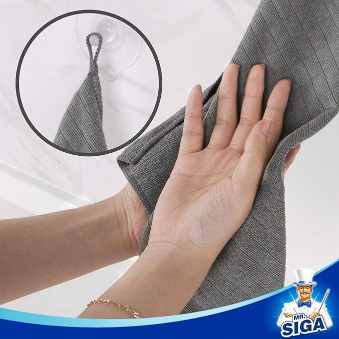 MR.SIGA Microfiber Cleaning Cloth, All-Purpose Cleaning Towels, Pack of 6, Size 13.8 x 15.7 in - NeatNest