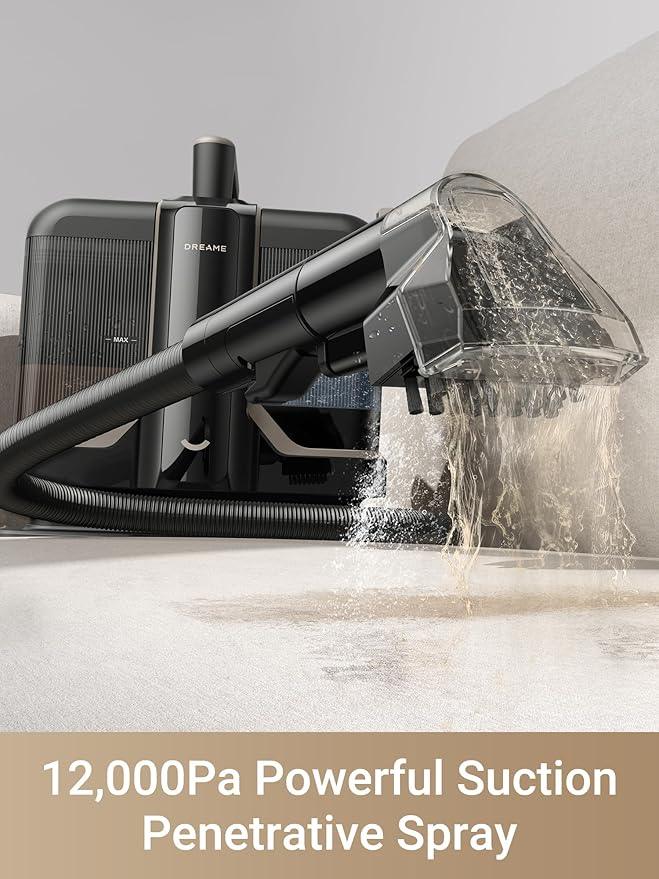 dreame N10 Portable Carpet Spot and Upholstery Cleaner, Powerful Couch Cleaner Machine Stain Remover for Pet Stains, Carpet, Area Rugs, Coaches and Car, 1.6L Large Water Tank, Hose Self-Cleaning - NeatNest