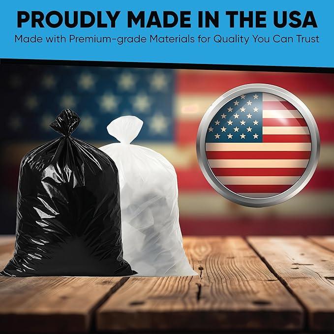 60-65 Gallon Clear Trash Bags | 50 Count | Large Clear Plastic Bags for Recycling, Garbage, and Commercial Use – Fits 60 Gallon and 65 Gallon Cans - NeatNest
