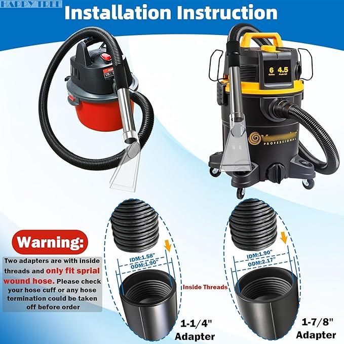 Happy Tree Shop Vac Extractor Attachment,Turn Wet-Dry Vac into an Extractor, Detailing Wand Extractor Vacuum Cleaner - NeatNest