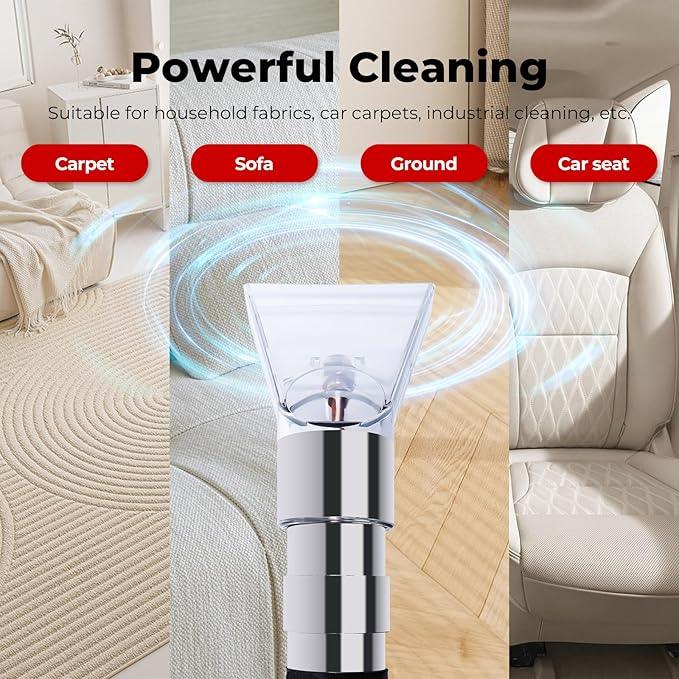 Shop Vac Extractor Kit, Better Extractor Hose Kit for Carpet & Upholstery Cleaning in Home and Auto, with Wand, Hose & Adapter - NeatNest