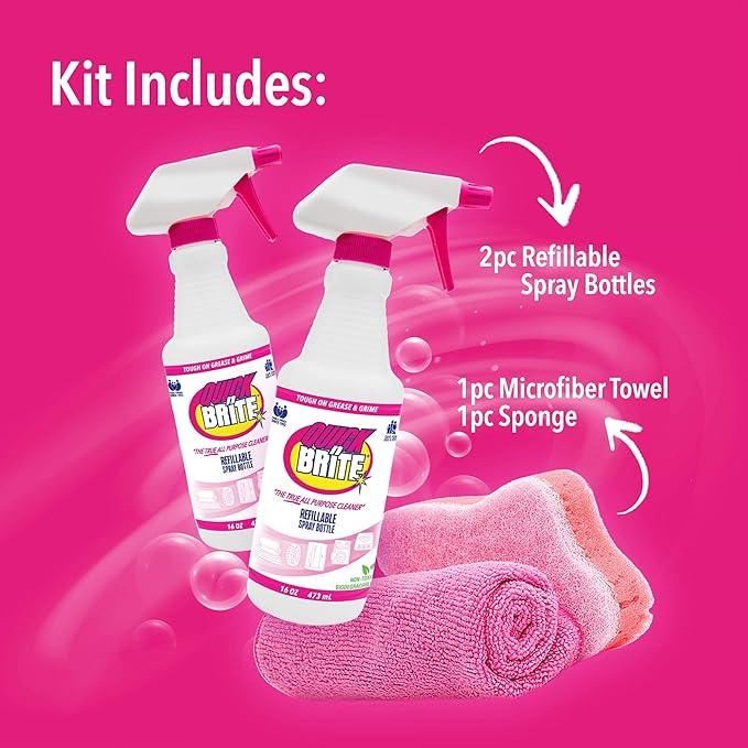 Quick 'n Brite All Purpose Cleaner Combo Kit (8 Piece Combo Kit) - NeatNest