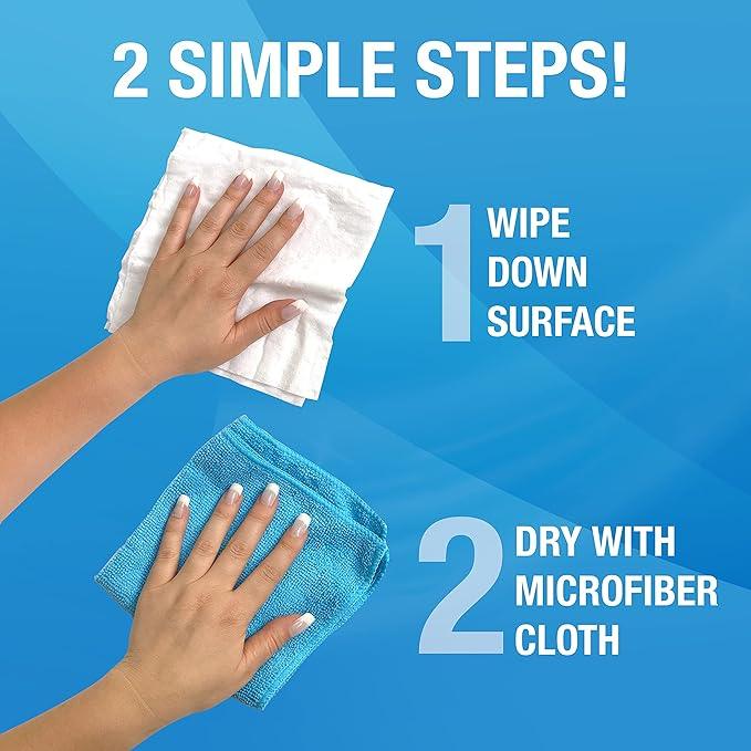 MiracleWipes for Electronics Cleaning - Screen Wipes Designed for TV, Phones, Monitors and More - Includes Microfiber Towel - (30 Count) - NeatNest