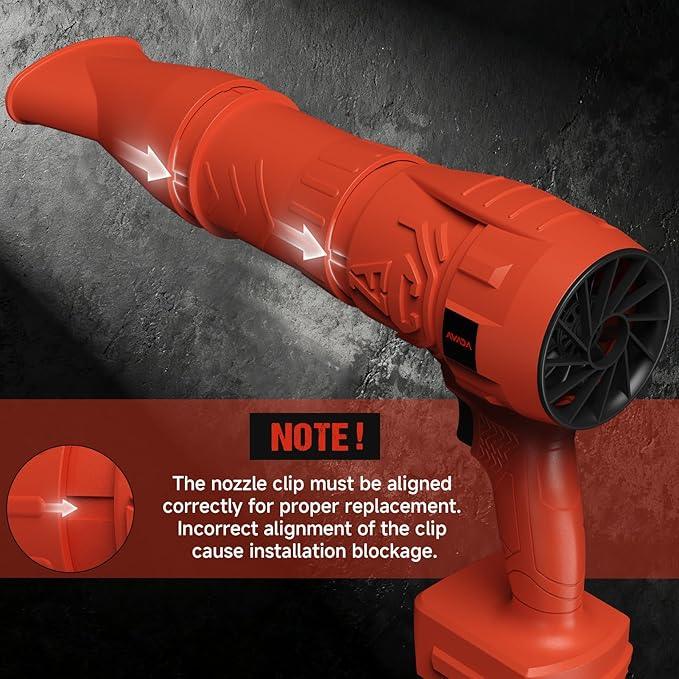 Electric Cordless Leaf Blower for Lawn Care, Blowing Leaves ＆ Dust, Turbo Jet Blower Car Dryer Battery Powered Mini Leaf Blower (Compatible with Milwaukee Battery) - NeatNest