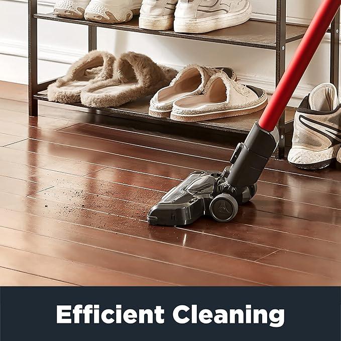 Eureka Cordless Vacuum Cleaner, Vacuum Cleaner for Home Rechargeable, Lightweight Stick Vacuum for Hardwood and Pet Hair,Rose Red, NEC101 - NeatNest