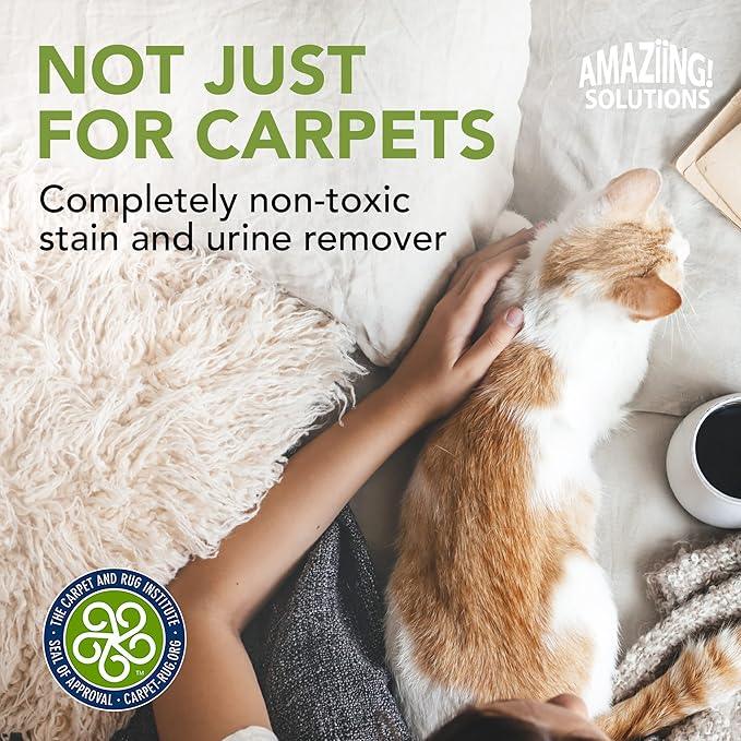 Pet Stain and Odor Remover - Enzyme Cleaner, Pet Urine Odor Eliminator Refill - Floor & Carpet Cleaner, Pet Deodorizers For Home, Fabric Freshener W/Fresh, Clean Scent, 1 Gallon - NeatNest
