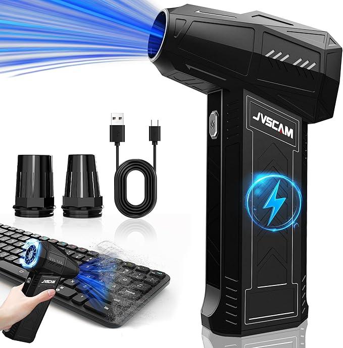 Compressed Air Duster - 180,000 RPM Electric Air Duster - with Brushless Motor, 3-Gear Adjustable Air Duster - for Keyboard, PC, Car, Air Bed, and Home Cleaning (X11) - NeatNest