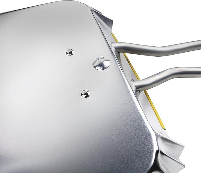 PHYEX 3-Pack 17" Heavy Duty Metal Dust Pans, Wide Dustpans for Household, Easy to Assemble - NeatNest