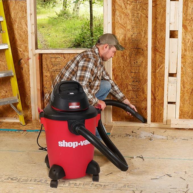 Shop-Vac 6 Gallon 3.0 Peak HP Wet Dry Vacuum, 3 in 1 Function Heavy-Duty Shop Vacuum with Filters, Attachments, Ideal for Home, Jobsite, Garage, Car & Workshop. 5971636 - NeatNest