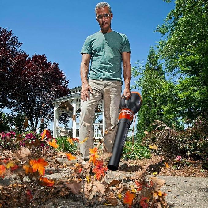 WORX WG520 12 Amp Turbine 600 Electric Leaf Blower - NeatNest