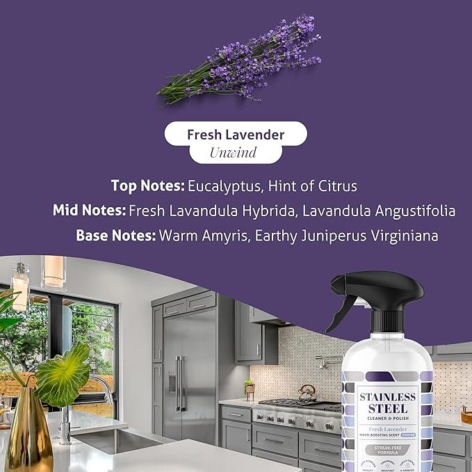 Therapy Stainless Steel Cleaner and and Polish Wipes Bundle with Microfiber Cloth - Remove Fingerprints from Appliances, Sinks, Fridge, Grill, Refrigerator, BBQ, Stove - Stainless Steel Spray and Wipe - NeatNest