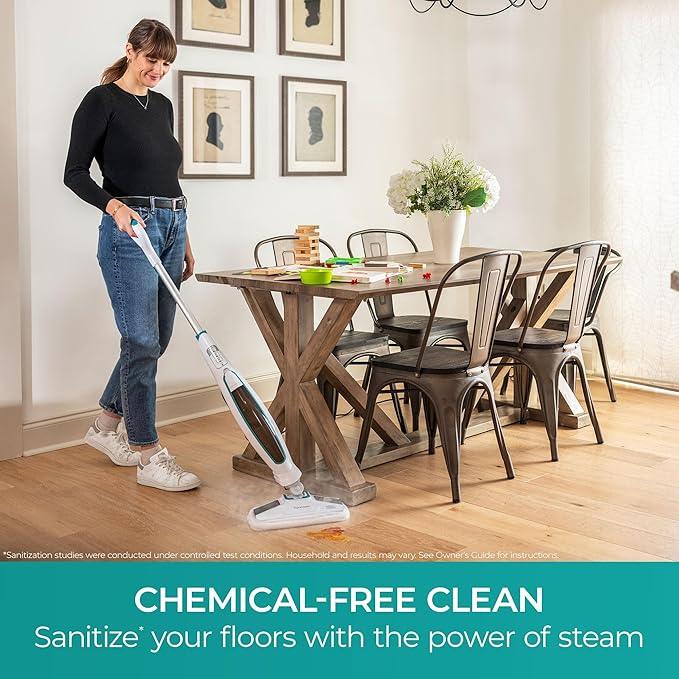 Kenmore SM2060 S200 Series Steam Mop for Floor Cleaning with Easy Scrubber & 2pcs Washable Pads, 2 Modes, Quick-Heating, Lightweight for Hardwood and Tile - NeatNest