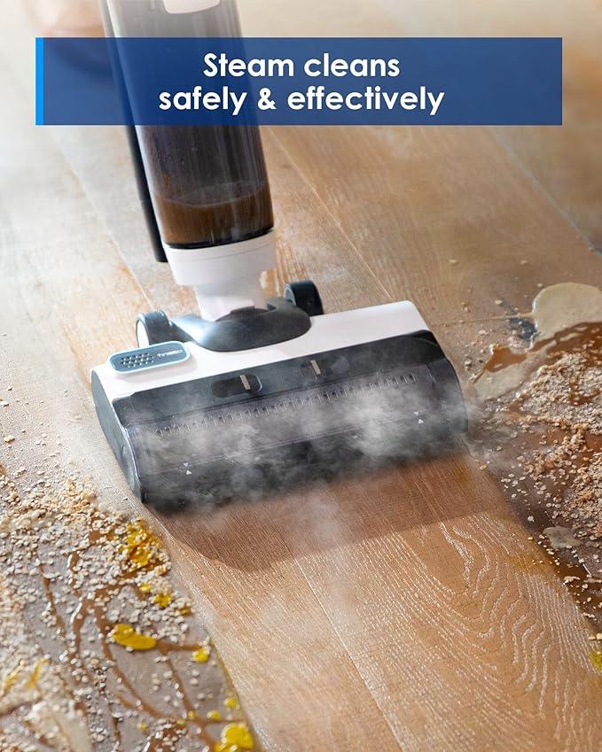 Tineco Corded Wet Dry Vacuum Steam Mop All-in-one, Hardwood Floor Cleaner Great for Sticky Messes, Floor ONE S5 Steam Smart for Hard Floors with Digital Display and Long Run Time - NeatNest