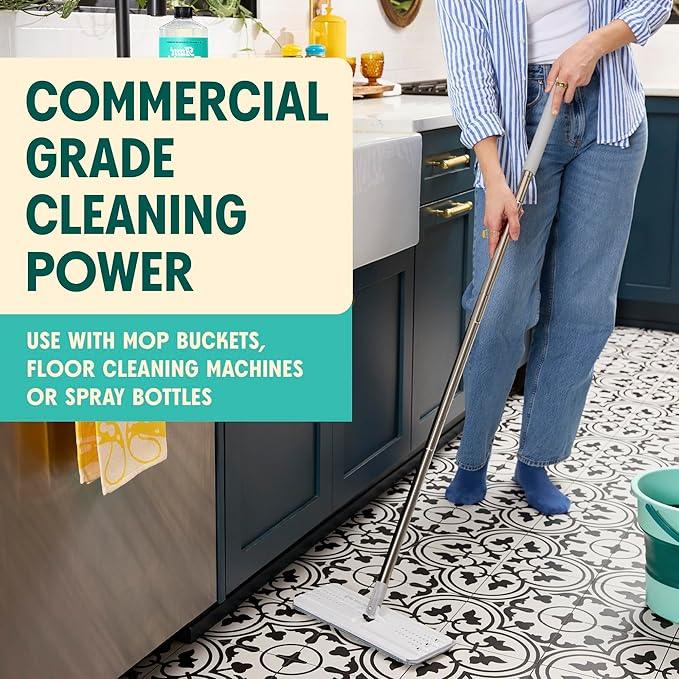 Aunt Fannie's Ultra Concentrated Floor Cleaner Vinegar Wash, Multi-Surface Solution For Mopping, Makes 16 Gallons, Eucalyptus Scent, 32 oz. (Pack of 1) - NeatNest