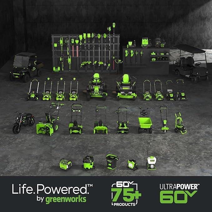 Greenworks 60V 700 CFM Brushless Leaf Blower, 5.0 Ah Battery and Rapid Charger - NeatNest
