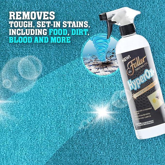 Fuller Brush Stain & Spot Remover Kit with HyperOx Cleaner and Brush - NeatNest