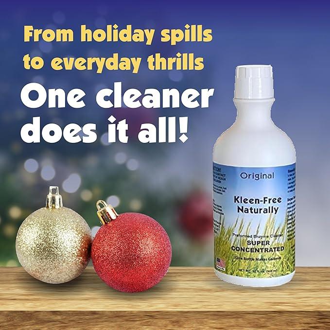 Naturally Enzyme Cleaner, Original Scent, 32oz - Concentrated, Multi-Purpose, Clean, Formula for Laundry, Grout, and Hard Surfaces - NeatNest