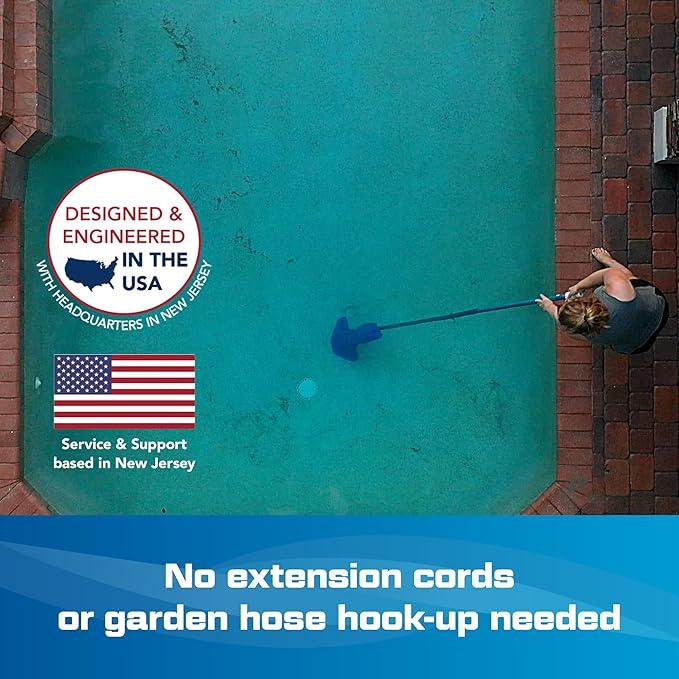 POOL BLASTER Max CG Cordless Pool Vacuum Deep Cleans Pools in Minutes, Spot-Cleans in Seconds, Strong Suction, 1 Hr Runtime, Handheld Rechargeable Swimming Pool Cleaner, Inground & Above Ground Pools - NeatNest