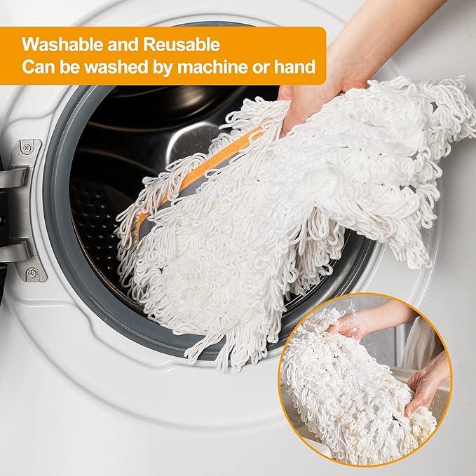 36” Commercial Dust Mop for Hardwood Floor Cleaning, Heavy Duty Push Broom Mop Hotel Company Household Cleaning Supplies for Hardwood, Tiles, Marble,Vinyl Plank Floors Cleaning - NeatNest