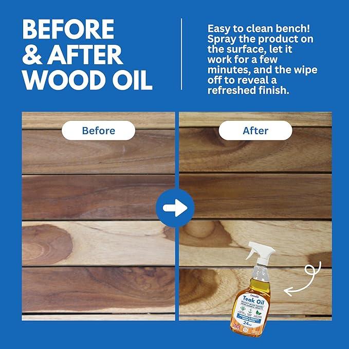 EcoDecors Loveable 24 oz Spray Bottle Teak Oil - NeatNest
