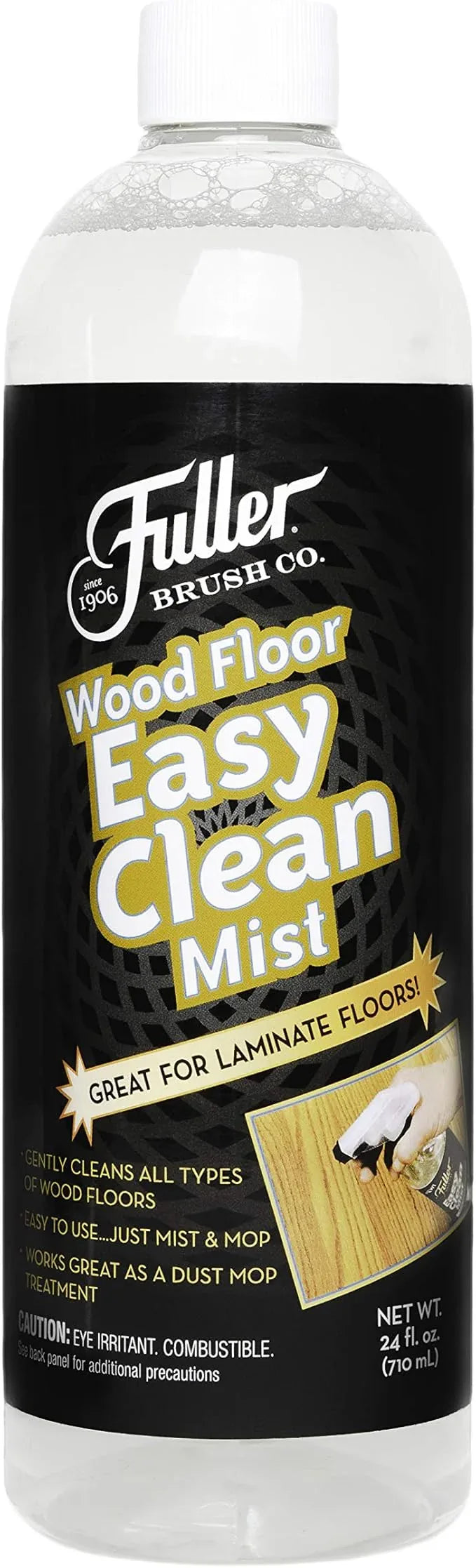Fuller Brush Wood Floor Easy Clean Mist – 24 oz Gentle Cleaner with Vinegar for Hardwood & Laminate Floors – Removes Dirt, Dust & Stains – Safe for All Wood Finishes (Pack of 1) - NeatNest