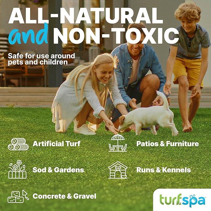 Urine & Odor Turf Detox: 32 oz Professional Enzyme Cleaner & Odor Eliminator for Artificial Grass, Turf, Concrete, Patio & Kennels, Pet Urine Enzymatic Cleaner for Dogs & Cats - NeatNest