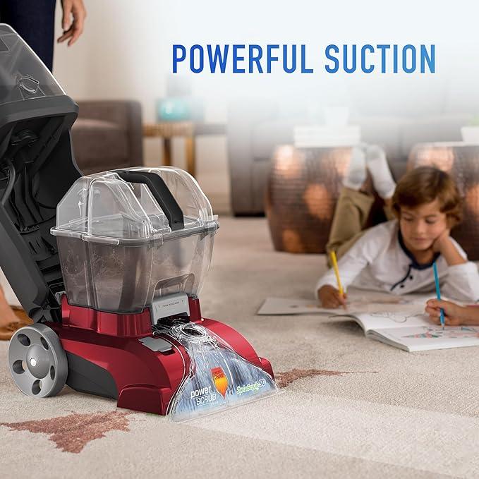 Hoover PowerScrub Deluxe Carpet Cleaner Machine for Carpet and Upholstery, Deep Cleaning Carpet Shampooer Machine with Multi-Purpose Tools, Pair Carpet Cleaner Solution - NeatNest