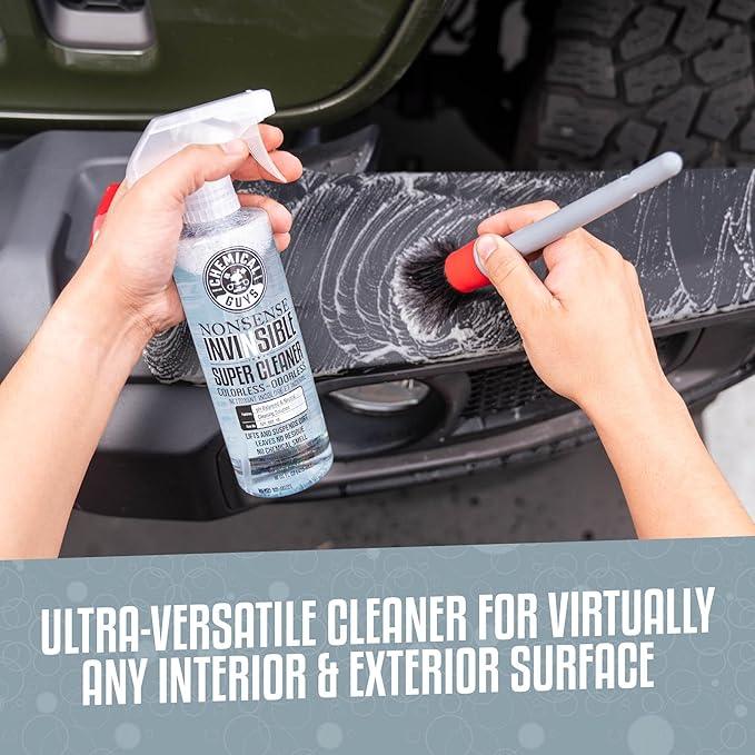 Chemical Guys Nonsense Colorless & Odorless All Surface Cleaner - Clear, Safe for Vinyl, Rubber, Plastic, Carpet, and Upholstery, pH Balanced, Residue-Free, Unscented, 32 oz Spray - NeatNest