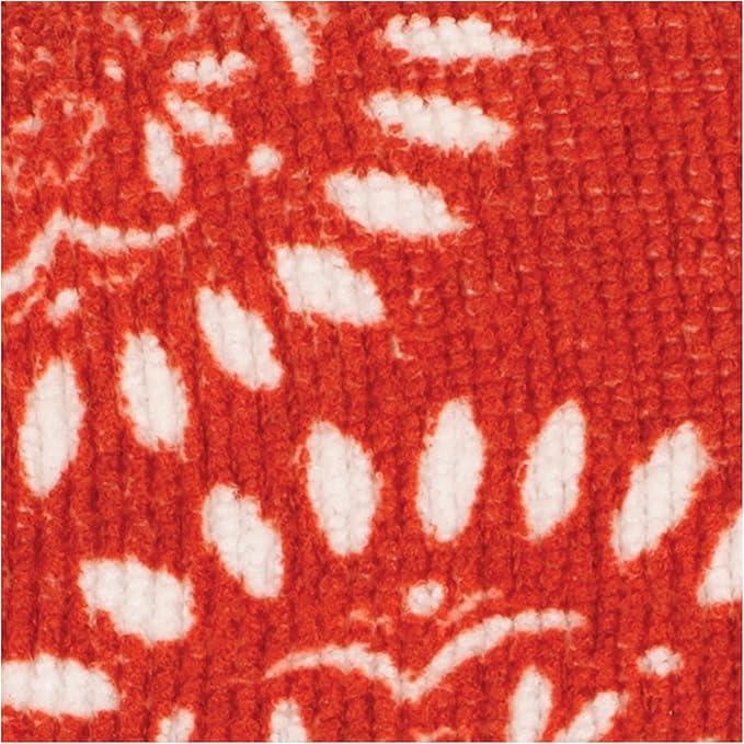 MÜkitchen Premuim Sponge for Dishes and Household Cleaning | Microfiber Print and Non-Scratch Scrub Pad | Set of 4 | (Medallion Red) - NeatNest