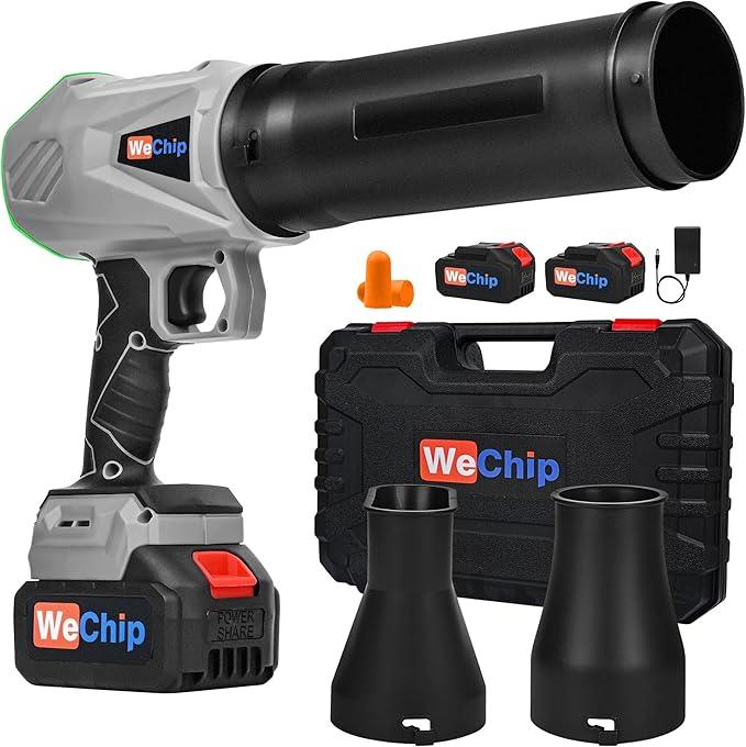 3 in 1 Cordless Leaf Blower Lightweight with Storage Box， 800,000 RPM Leaf Blower Cordless with 2 Battery and Charger,Easy Use Hand Held Blowers for Lawn Care, Dust,Gifts for Men - NeatNest