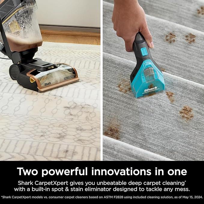 Shark Carpet Xpert Hair Pro with Stain Striker, Upright Carpet, Area Rug & Upholstery Cleaner, Carpet Shampooer, 4 Tools, Copper, EX301 - NeatNest