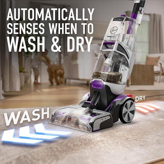 Hoover SmartWash Pet Automatic Carpet Cleaner Machine with Spot Chaser Wand, Deep Cleaning Carpet Shampooer Machine, Pair with a Hoover Carpet Cleaner Solution for a Bright, Refreshed Home - NeatNest